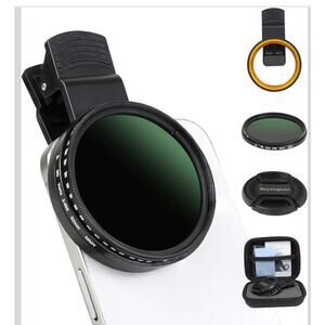 52MM Variable ND2-ND400 Filter UNIVERSAL Phone Camera Ultra Slim Adjustable